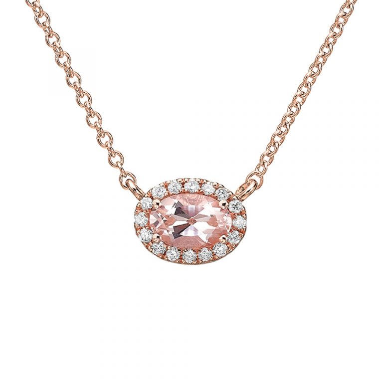 OVM - 2 Oval Morganite Necklace