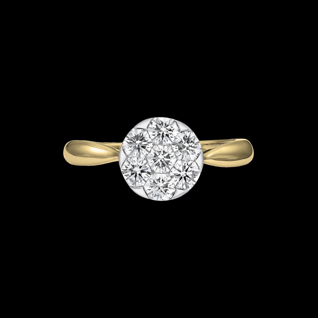 Rounds - A-7 Ring Yellow Gold
