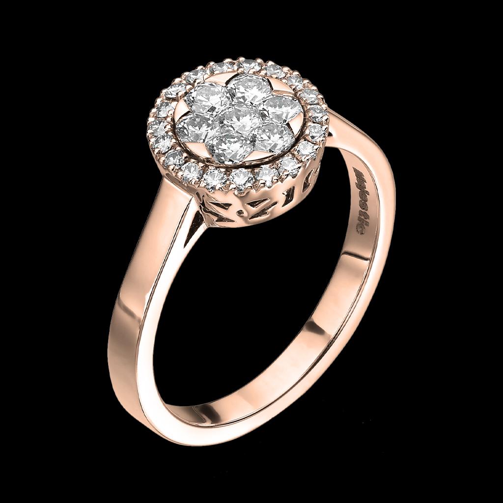 Rounds - ABC-7 Ring Rose Gold