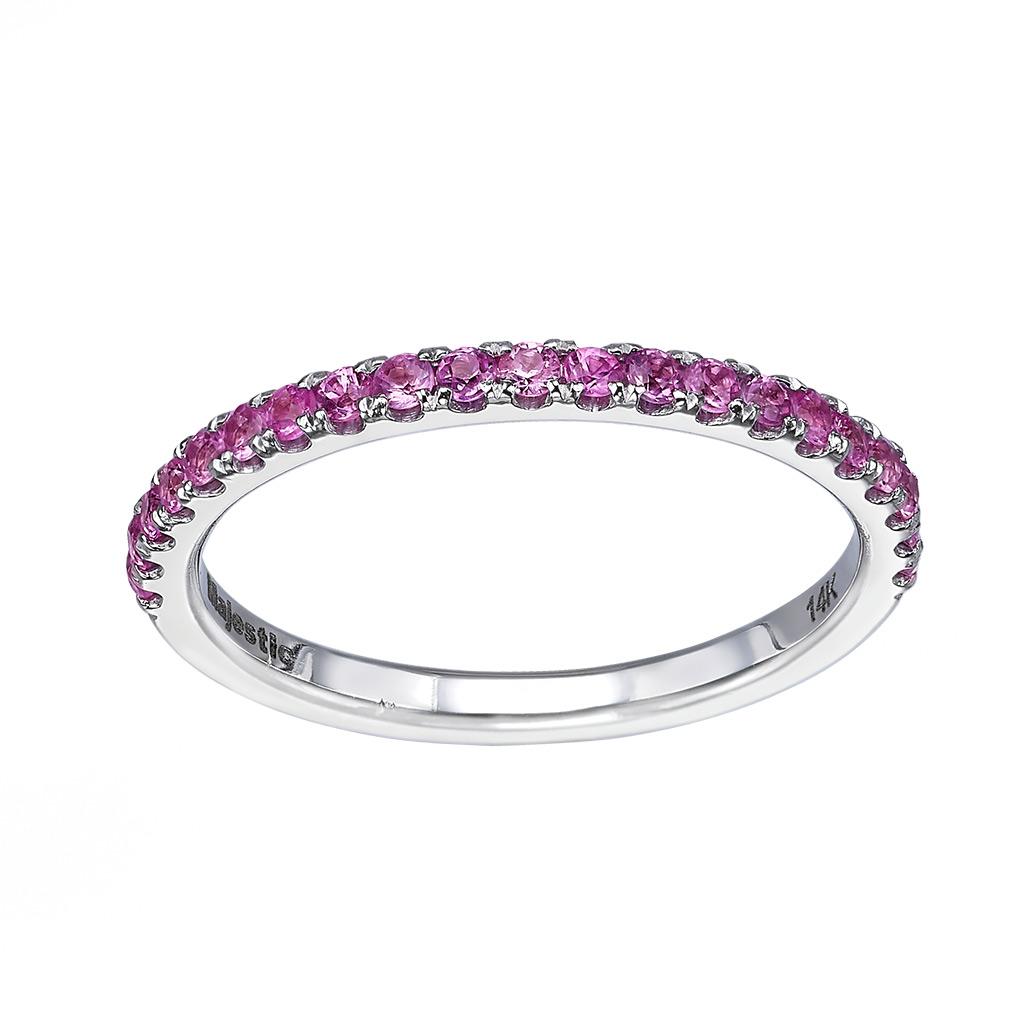 Color - Pink Sapphires Band