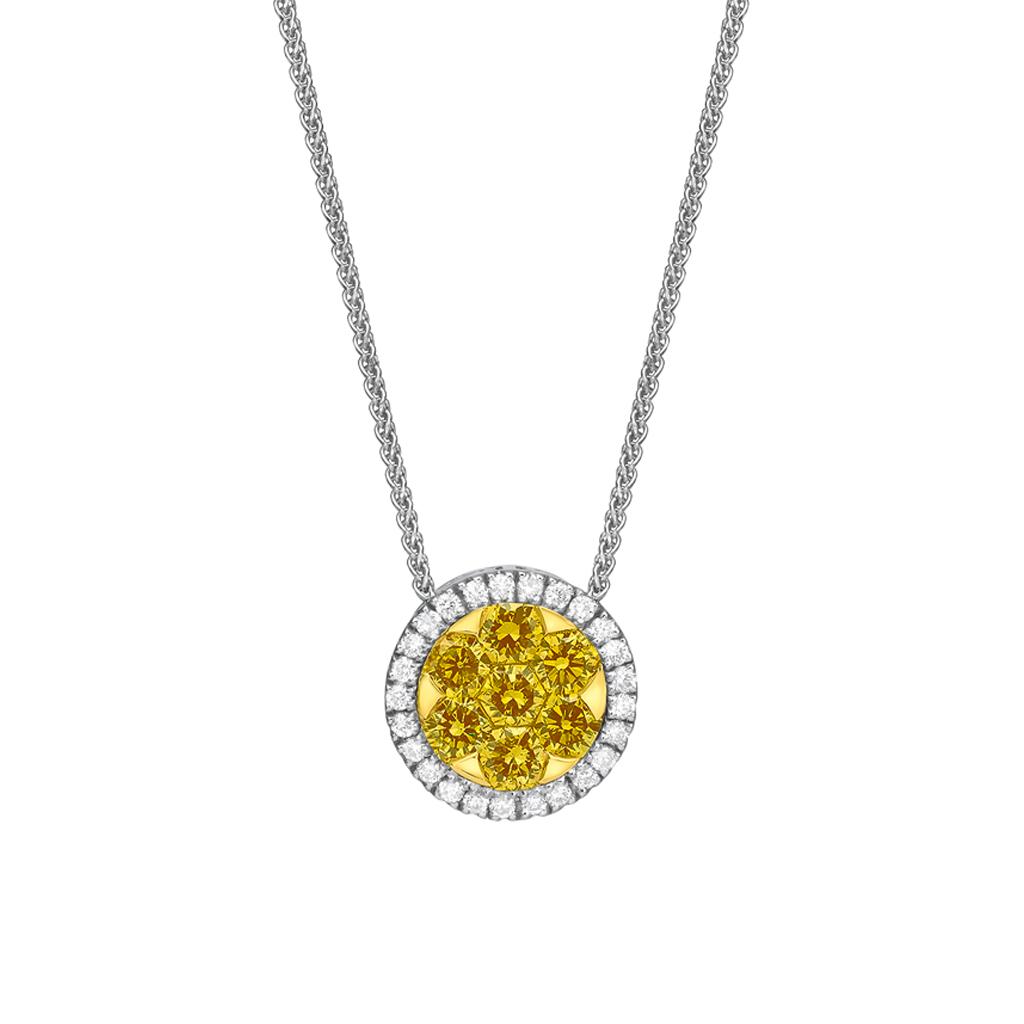 Fancy Yellow - AB-7 Pendant with Fancy Yellow