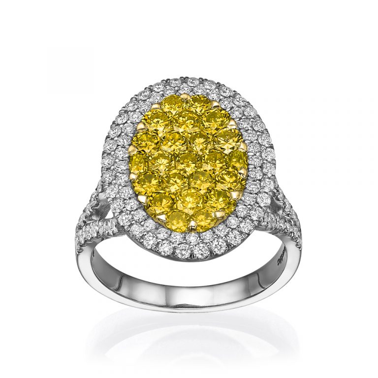 Fancy Yellow - OV-23CR Ring with Fancy Yellow