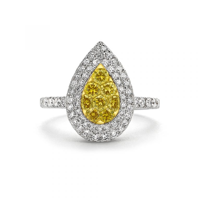 Fancy Yellow - PS-8M Ring with Fancy Yellow