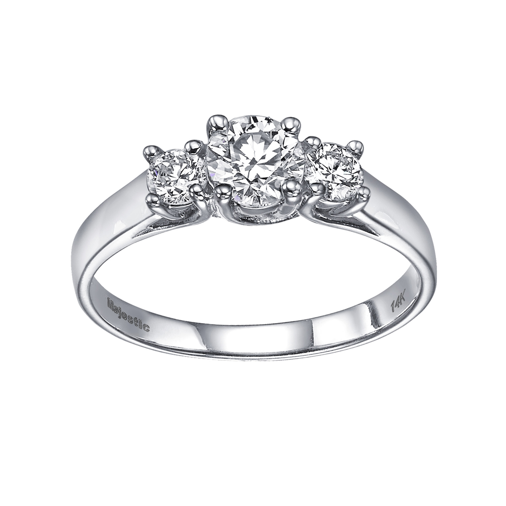 Bridal - 3 Stone Classic Diamonds Ring