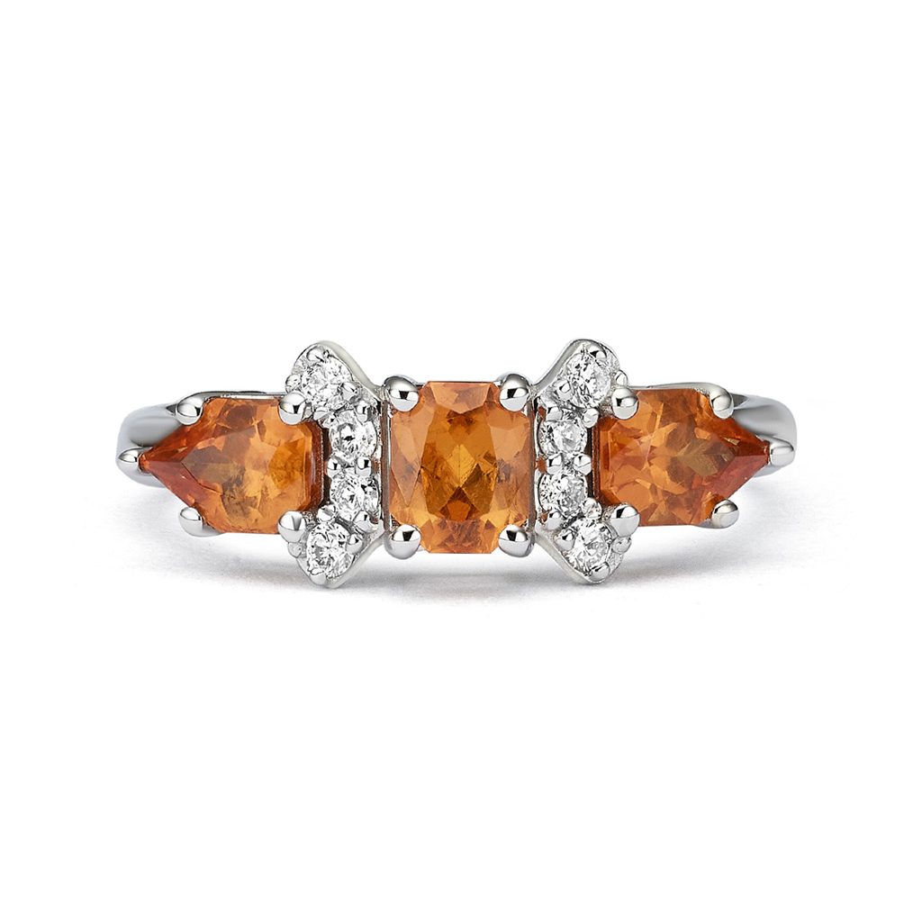Color - Tree Stones Mandarin Ring